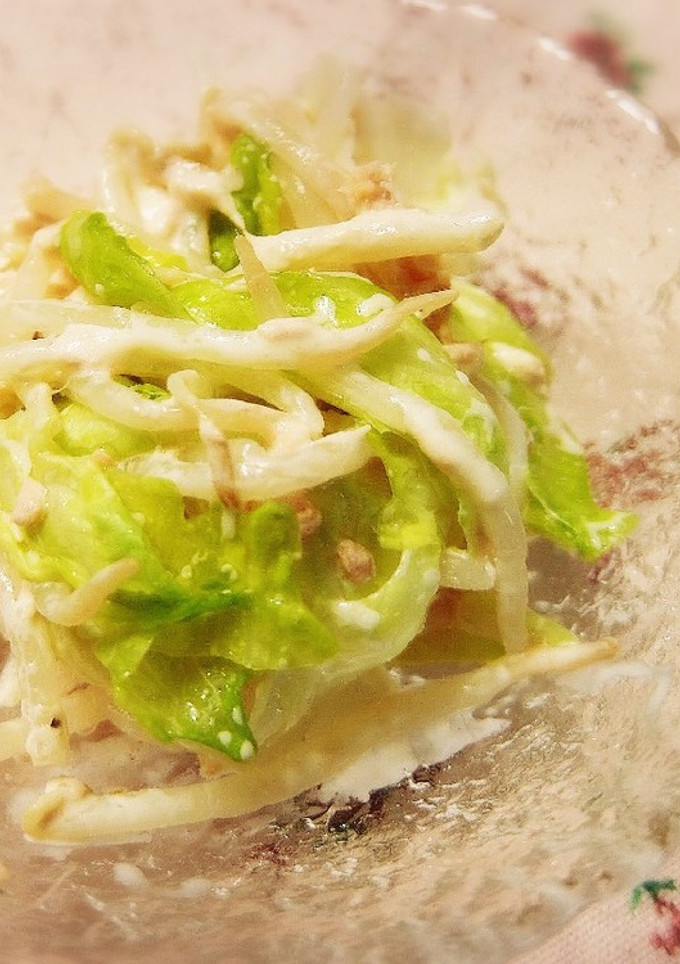 ☆もやしとレタスのシャキシャキサラダ☆-レシピのメイン写真