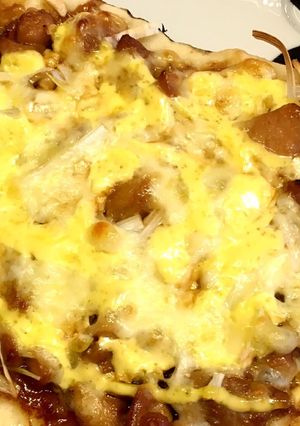 簡単！照り焼きチキンピザ-レシピのメイン写真
