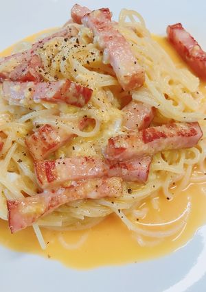 生クリーム不要 簡単 基本のカルボナーラ-レシピのメイン写真
