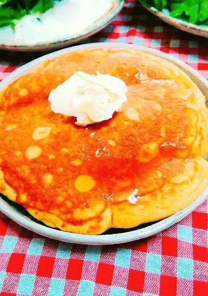 糖質制限＊大豆粉のふわふわホットケーキ❤-レシピのメイン写真