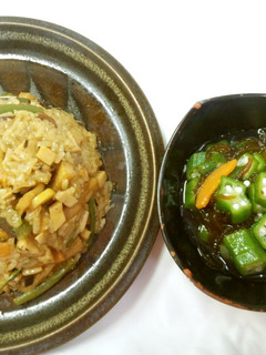 *オクラ&もずく酢*-レシピのメイン写真
