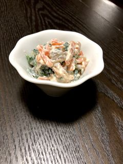 春菊と人参の白和え-レシピのメイン写真
