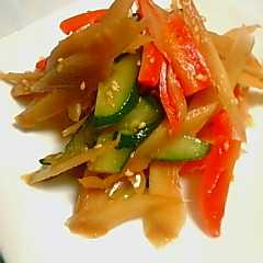 รูปของ ごぼうの中華風サラダ