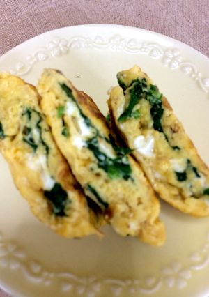 ほうれん草の卵焼き-レシピのメイン写真