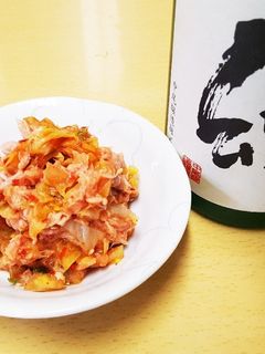 超簡単!おつまみキムチアレンジ‼-レシピのメイン写真