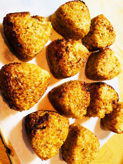冷凍作り置きOKめんつゆ味噌焼きおにぎり-レシピのメイン写真