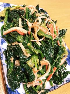 あっさり旨い☆ほうれん草のごまナムル-レシピのメイン写真