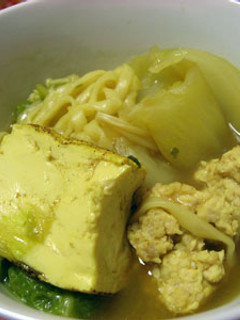 カレーうどん鍋-レシピのメイン写真
