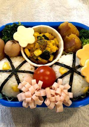 可愛い*ひな祭りに*ぼんぼり*桃の花弁当-レシピのメイン写真