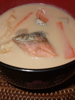 寒い日に♪鮭のかす汁-レシピのメイン写真