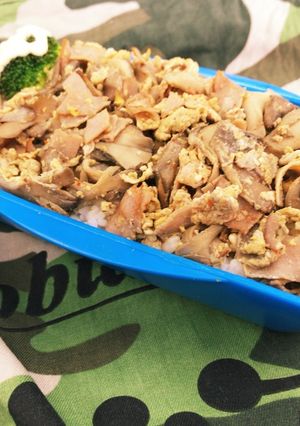 舞茸とハムの味ぽん炒め-レシピのメイン写真