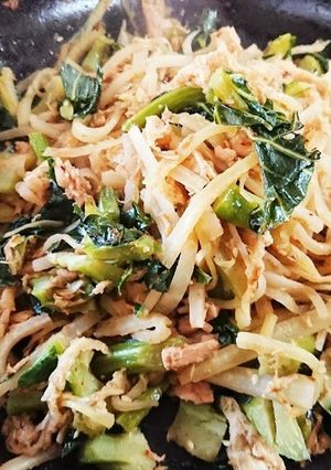 大根の皮とブロッコリーの茎の簡単おかず！-レシピのメイン写真