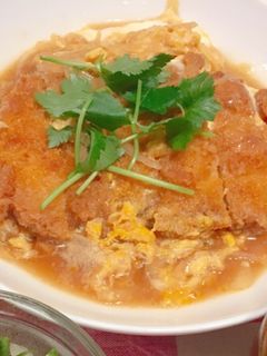 TOP10入り★惣菜で!ふわとろカツとじ-レシピのメイン写真