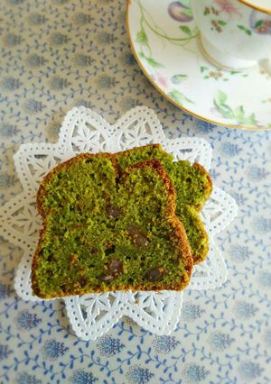 しっとりふわふわ抹茶小豆のパウンドケーキ-レシピのメイン写真