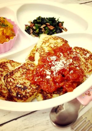 離乳食後期〜★おかずフレンチトースト-レシピのメイン写真