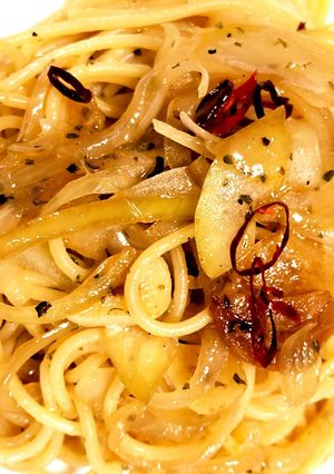 牡蠣オイルのパスタ 絶品です-レシピのメイン写真