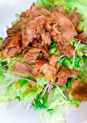 焼肉のタレでおかずになる肉サラダ-レシピのメイン写真