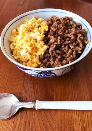 〜節約レシピ〜10分で完成そぼろ丼☆-レシピのメイン写真