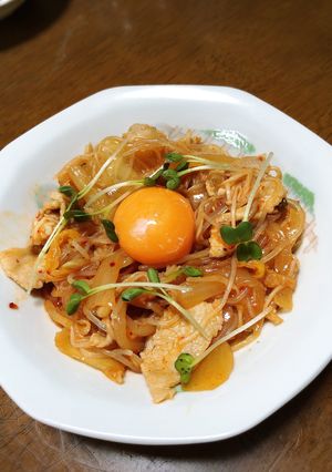 簡単っ！豚キムチ丼♡ボリュームたっぷり！-レシピのメイン写真