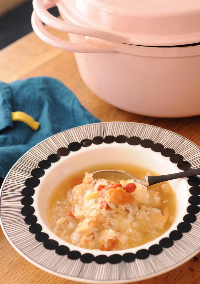 こんにゃく米入り参鶏湯-レシピのメイン写真
