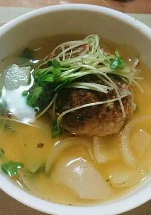 あっさり簡単スープハンバーグ-レシピのメイン写真