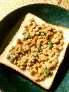 納豆トースト-レシピのメイン写真
