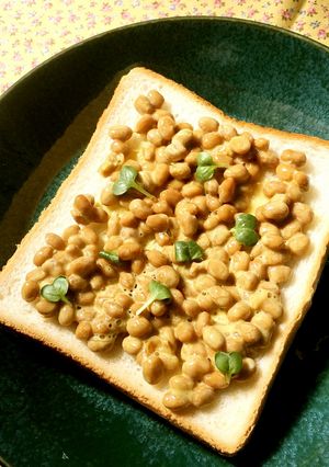 納豆トースト-レシピのメイン写真