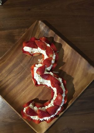 3歳の誕生日ケーキ-レシピのメイン写真