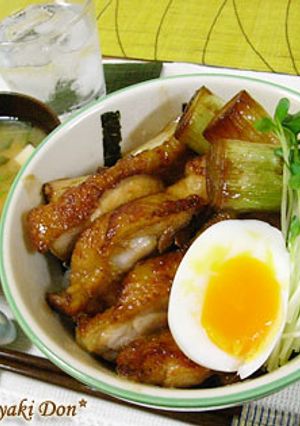 ゆぽno鶏の照り焼き丼☆-レシピのメイン写真