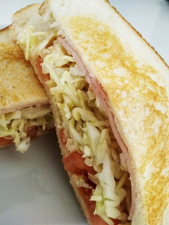 ハムと野菜のチーズホットサンド-レシピのメイン写真