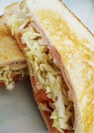 ハムと野菜のチーズホットサンド-レシピのメイン写真