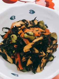 お弁当にも♪ひじきの煮物♡-レシピのメイン写真