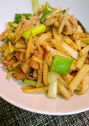 鶏もも肉とじゃが炒め-レシピのメイン写真