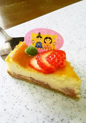 ☆しっとり滑らか いちごチーズケーキ☆-レシピのメイン写真