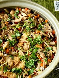 土鍋で炊き込みご飯-レシピのメイン写真
