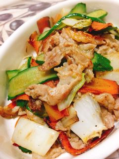 豚肉と胡瓜の炒め物-レシピのメイン写真