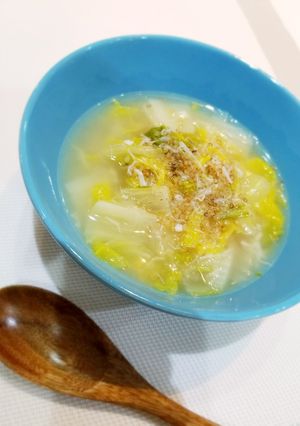 白菜と貝柱の中華スープ☆キヌア入り-レシピのメイン写真