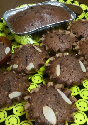 栗チョコ＆アーモンドチョコケーキ-レシピのメイン写真
