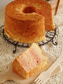 いちごシフォンケーキ-レシピのメイン写真