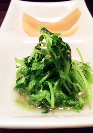 豆苗のゴマ和え-レシピのメイン写真