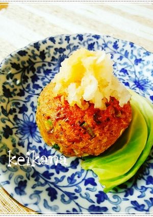 超簡単☆いかなごの釘煮で豆腐ハンバーグ♡-レシピのメイン写真