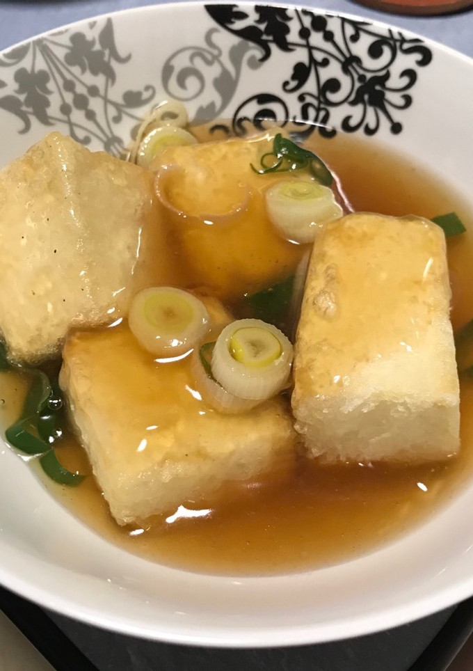 麺つゆ使用でつゆだくあんかけ揚げ出し豆腐-レシピのメイン写真