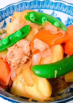 肉なしでも美味しい油麩の肉じゃが-レシピのメイン写真