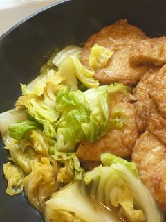 さつま揚げと春キャベツのさっと煮。-レシピのメイン写真