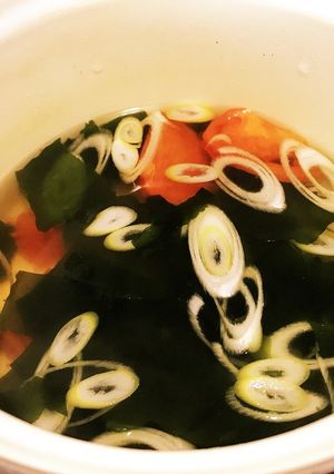 わかめとトマトの中華風スープ-レシピのメイン写真