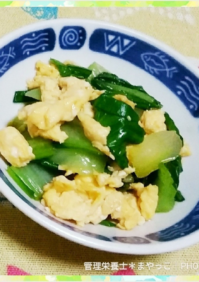 チンゲン菜の菜種和え-レシピのメイン写真