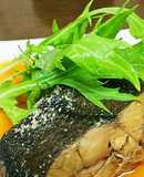 カキ醤油で作った割下で赤カレイの煮付け
