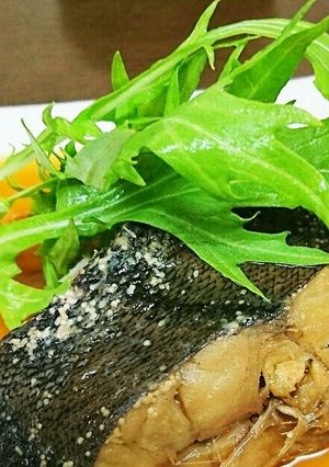 カキ醤油で作った割下で赤カレイの煮付け-レシピのメイン写真