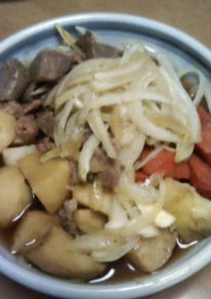 焼肉用の肉で肉じゃがヾ(*＾▽＾*)〃-レシピのメイン写真