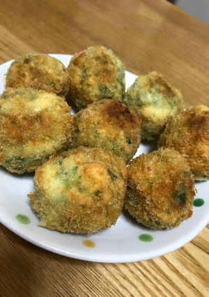 サクフワなフライ☆はんぺんチーズボール-レシピのメイン写真
